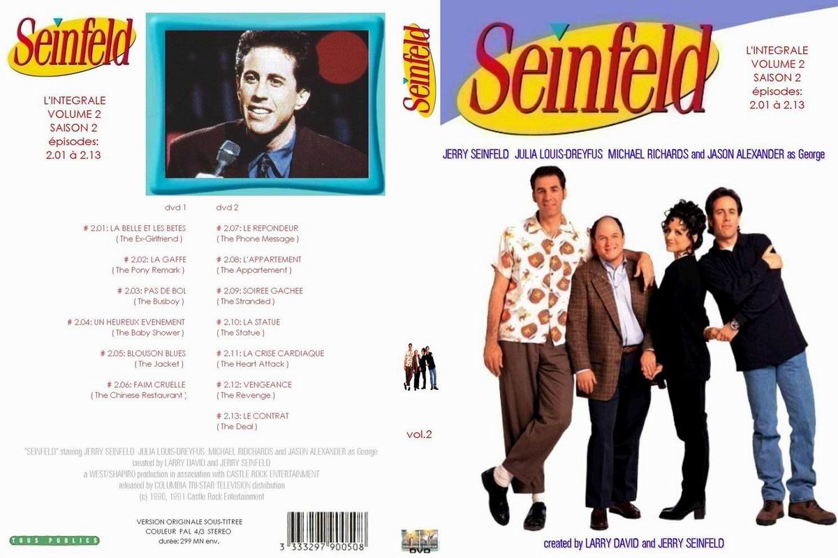Jaquette DVD Seinfeld vol 2